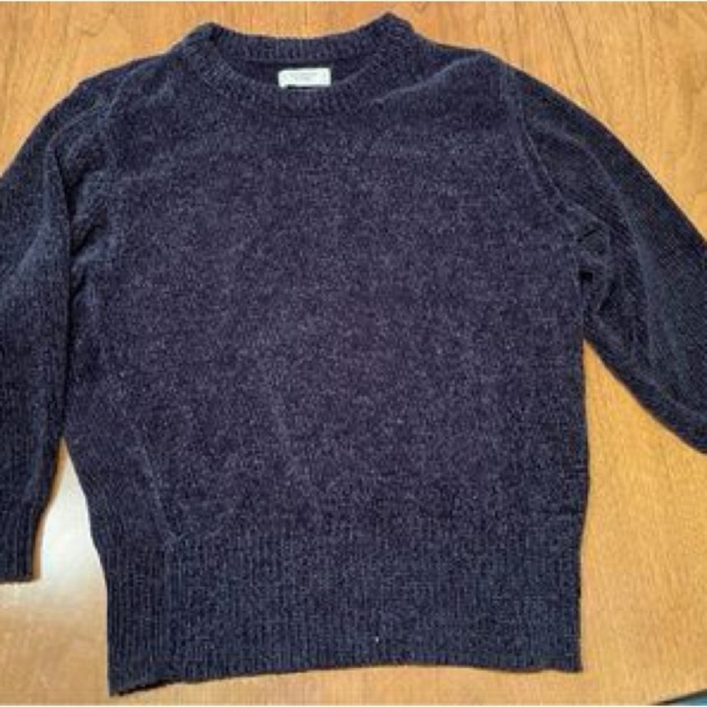 Jacqueline de Young: Navy Blue Sweater: Long Sleeves: Women’s Size Small